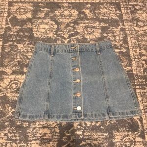Denim skirt